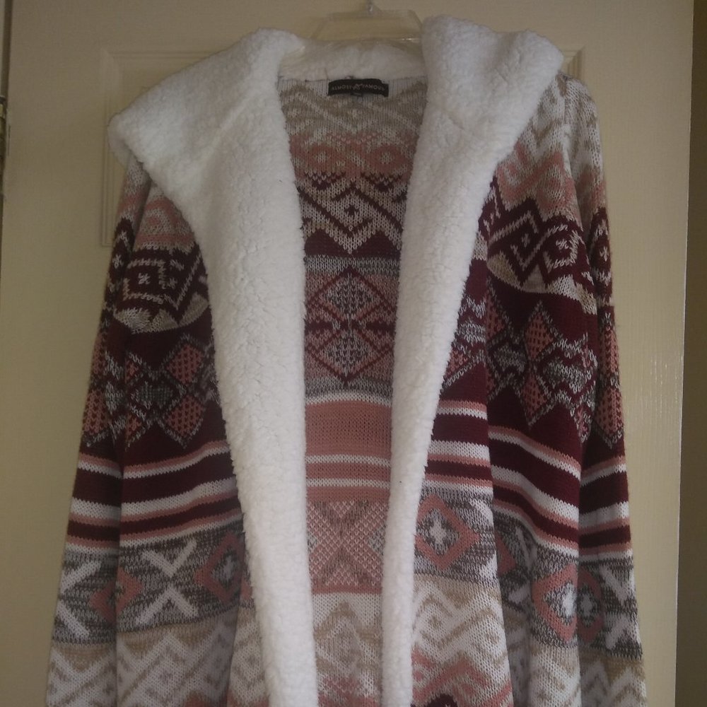 Hooded Sweater Coat